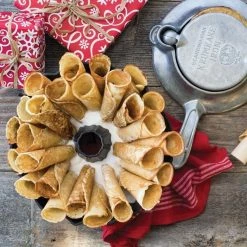 Nordic Ware Norwegian Krumkake & Pizzelle Iron 14 Nordic Ware Norwegian Krumkake & Pizzelle Iron -Coffee Sales 01540 overhead presents 780x780 03