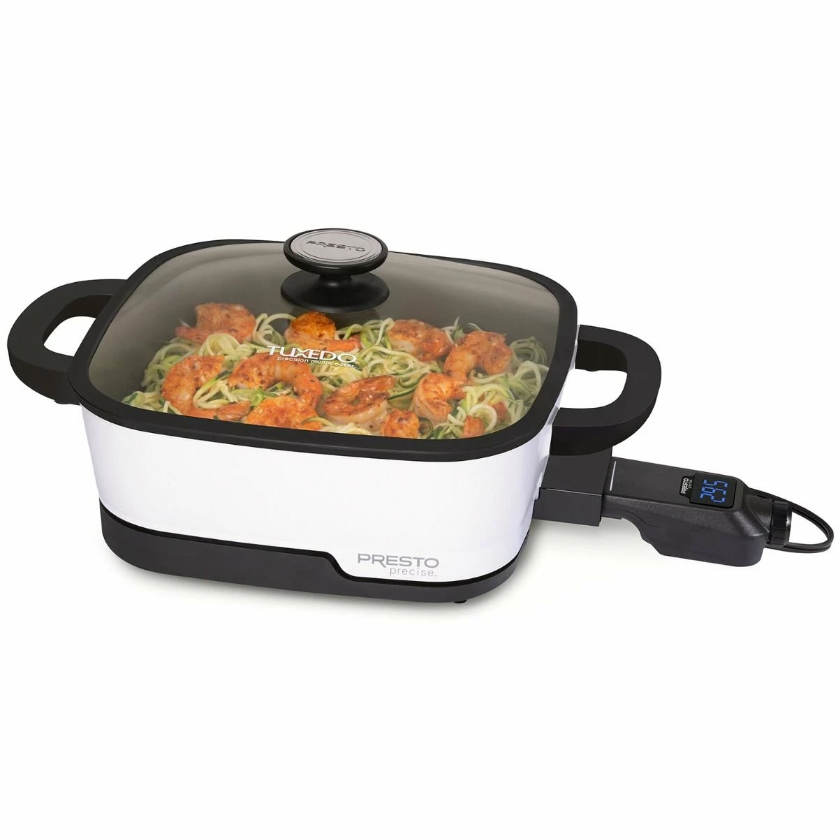 Presto® 12" Precise Tuxedo Digital Precision Skillet Multi Cooker 2 Presto® 12" Precise Tuxedo Digital Precision Skillet Multi Cooker - Image 2