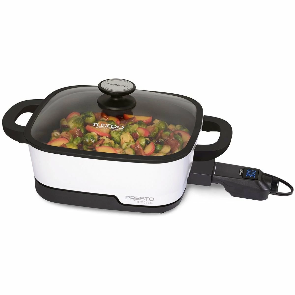 Presto® 12" Precise Tuxedo Digital Precision Skillet Multi Cooker 3 Presto® 12" Precise Tuxedo Digital Precision Skillet Multi Cooker - Image 3