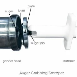 Weston Butcher Series Commercial Grade #5 Electric Meat Grinder - 0.35 HP -Coffee Sales 09 0501 w weston butcher series commercial grade 5 electric meat grinder 0.35 hp auger grabbing stomper diagram