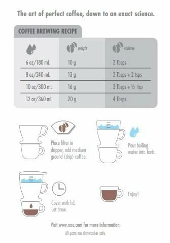 OXO Brew Pour-Over Coffee Maker With Water Tank 2 OXO Brew Pour-Over Coffee Maker With Water Tank - Image 2