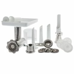 Ankarsrum Meat Grinder Complete Package | Basic Package + Strainer, Nut Grater, Pasta Discs, Cookie Extruder & 3 Meat Grinder Discs