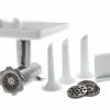 Ankarsrum Meat Grinder Hunting Package | Grinder, 2.5mm/4.5mm/6mm/8mm Discs, Feeder Table, Plug, Splash Guard & Sausage Stuffer