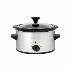 Nesco / American Harvest Nesco 1.5-Quart Oval Slow Cooker | Stainless Steel