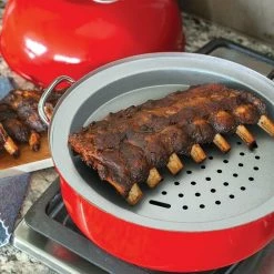 Nordic Ware Kettle Smoker -Coffee Sales 36556 ribs04 silver