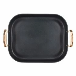 Viking 16" Roasting Pan | Black & Copper -Coffee Sales 40051 9902chc 08