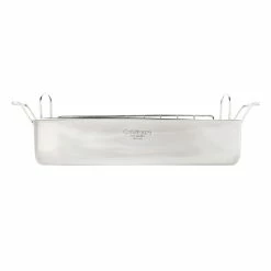 Cuisinart Chef's Classic Stainless Steel 16" Rectangular Roaster With Rack -Coffee Sales 41bbjunyuxs. ac sl1500