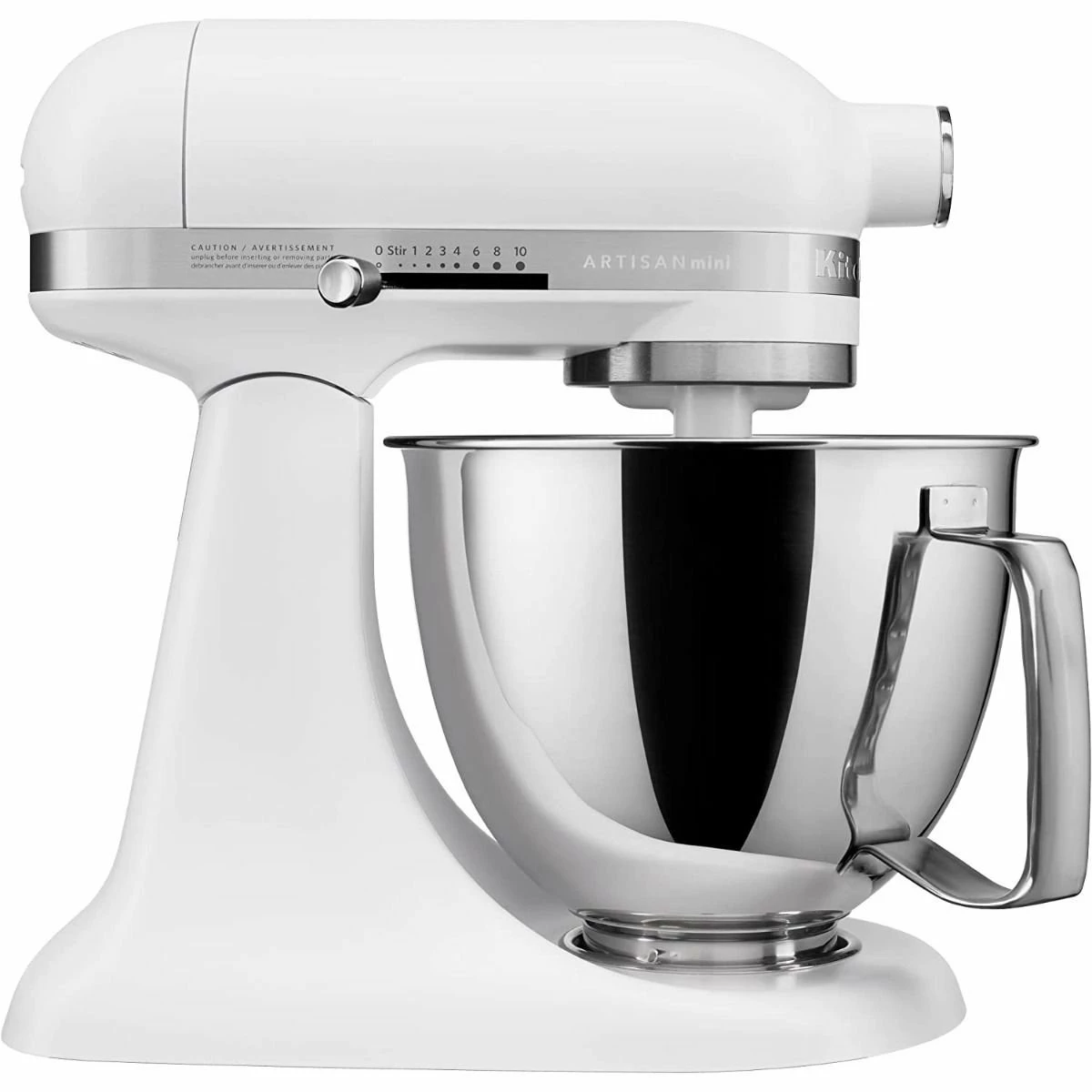 KitchenAid 3.5-Quart Artisan Mini Plus Tilt-Head Stand Mixer | Matte White 1 KitchenAid 3.5-Quart Artisan Mini Plus Tilt-Head Stand Mixer | Matte White