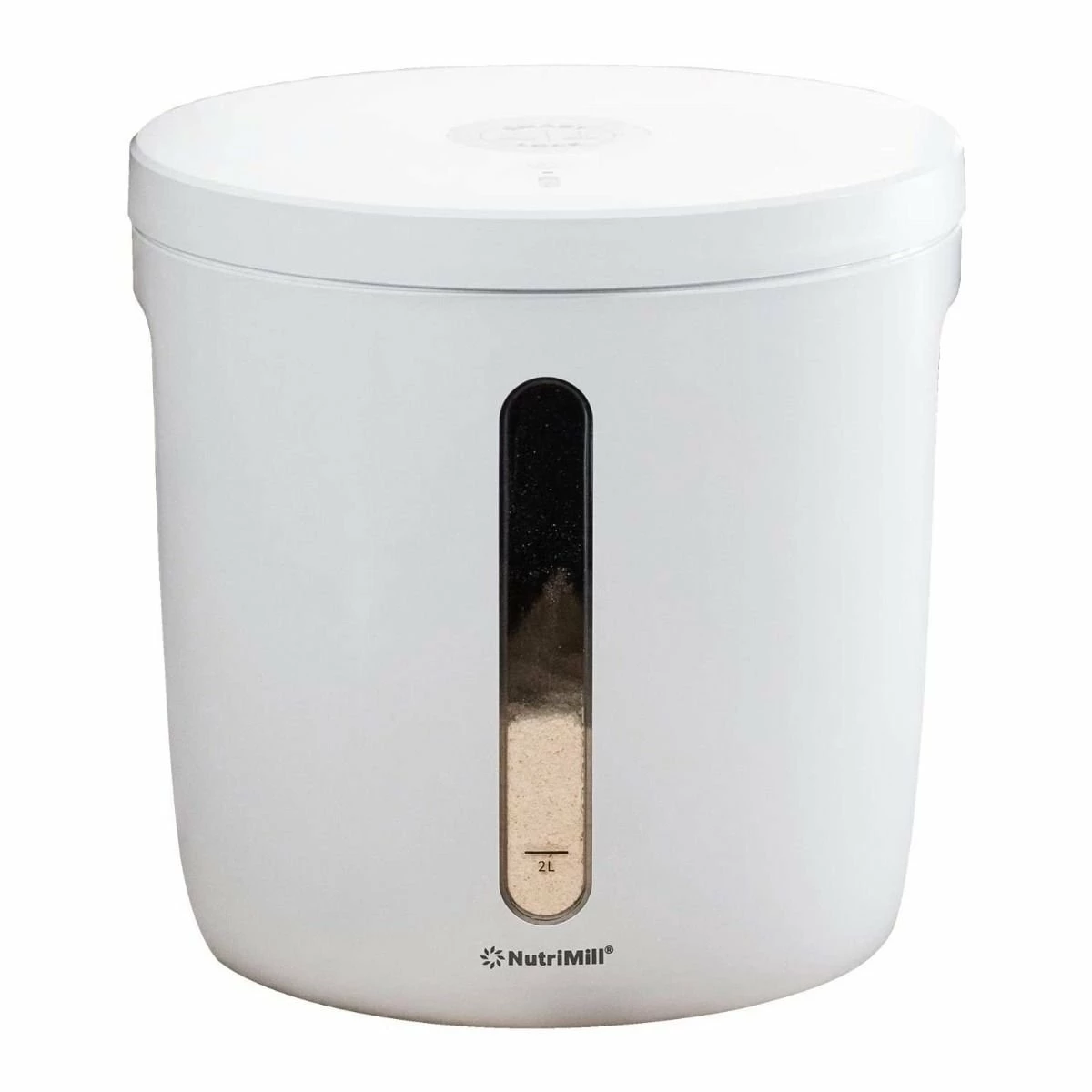 NutriMill Harvest Grain Mill | Silver + Cutting Board & Canister Bundle 3 NutriMill Harvest Grain Mill | Silver + Cutting Board & Canister Bundle - Image 3