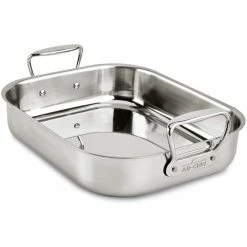 All-Clad Stainless Steel Roaster With Rack | Small - 14" X 11" -Coffee Sales 61mfiv2ddgl. ac sl1500 1