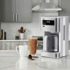 Braun PureFlavor 14-Cup Drip Coffee Maker | White -Coffee Sales 61puy03tohl. ac sl1280