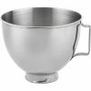 KitchenAid 4.5-Quart Stainless Steel Bowl With Handle | Fits 4.5-Quart & 5-Quart KitchenAid Tilt-Head Stand Mixers