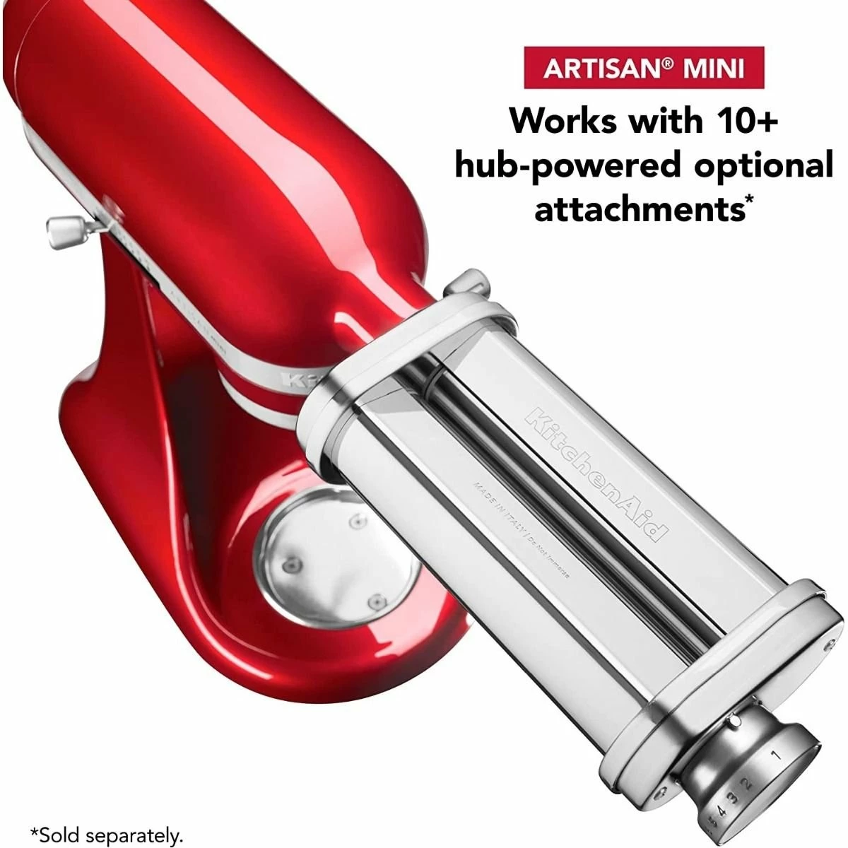 KitchenAid 3.5-Quart Artisan Mini Plus Tilt-Head Stand Mixer | Candy Apple Red 5 KitchenAid 3.5-Quart Artisan Mini Plus Tilt-Head Stand Mixer | Candy Apple Red - Image 5