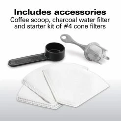 Hamilton Beach Home Hamilton Beach 12-Cup Professional Programmable Coffee Maker | Silver -Coffee Sales 71gijdi83ol. ac sl1500