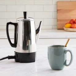 Presto® Stainless Steel Electric Coffee Percolator | 6-Cup -Coffee Sales 71icsyh8eel. ac sl1500
