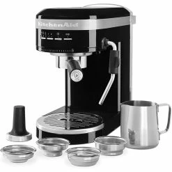 KitchenAid Semi Auto Metal Espresso Maker | Onyx Black -Coffee Sales 71j lw5e il. ac sl1500