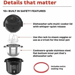Instant Pot Pro Pressure Cooker | 8-Quart -Coffee Sales 71s7qcddfwl. ac sl1500