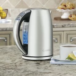 Cuisinart PerfecTemp® Cordless Electric Kettle | Stainless Steel -Coffee Sales 71t7a3npkjl. ac sl1200