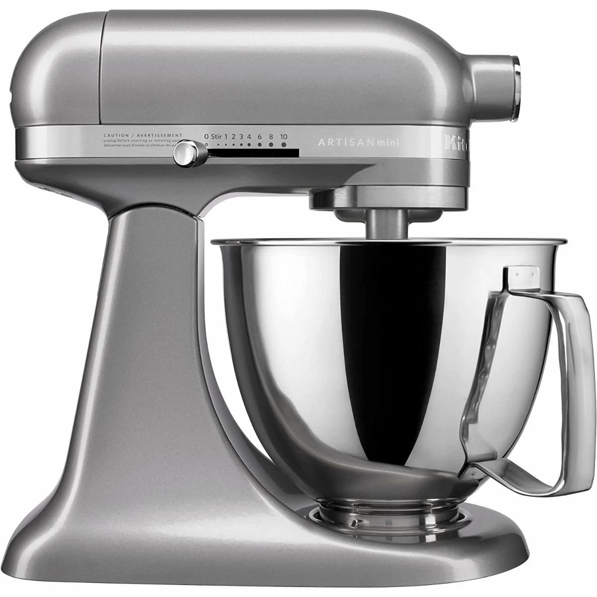 KitchenAid 3.5-Quart Artisan Mini Plus Tilt-Head Stand Mixer | Contour Silver 1 KitchenAid 3.5-Quart Artisan Mini Plus Tilt-Head Stand Mixer | Contour Silver