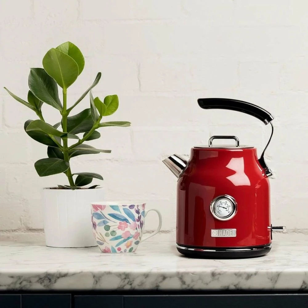Haden Dorset 7-Cup Stainless Steel Electric Kettle | Red 9 Haden Dorset 7-Cup Stainless Steel Electric Kettle | Red - Image 9