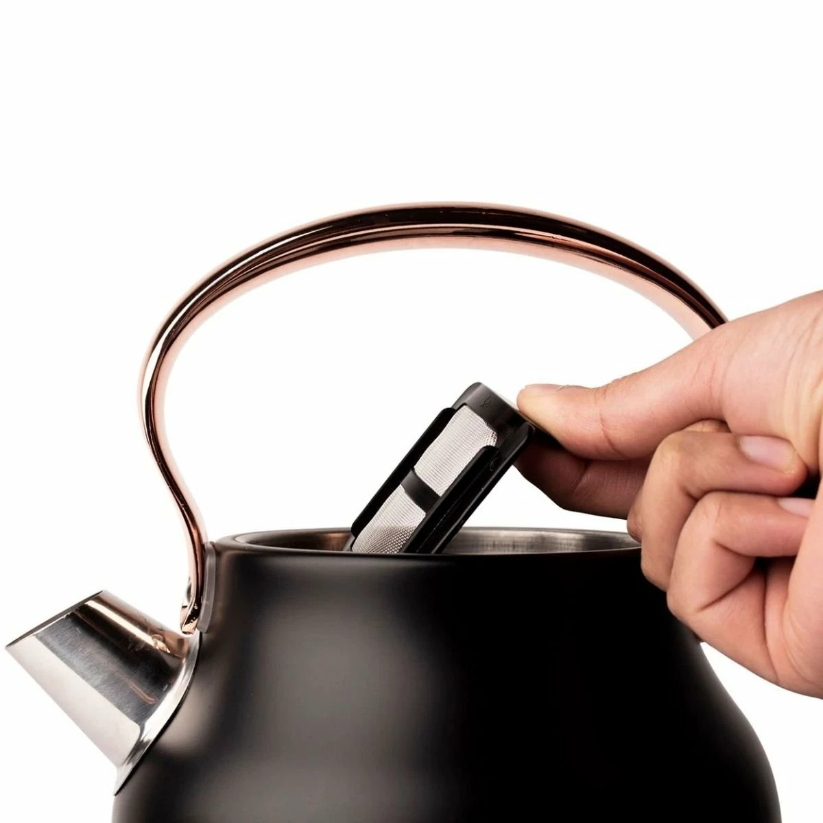 Haden Heritage 7-Cup Electric Kettle | Black And Copper 4 Haden Heritage 7-Cup Electric Kettle | Black And Copper - Image 4