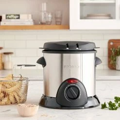 Presto® Stainless Steel Electric Deep Fryer | 1.1 Qt. -Coffee Sales 818jc2gs3fl. ac sl1500