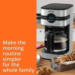Krups Simply Brew 10-Cup Digital Drip Coffee Maker | Stainless Steel 10 Krups Simply Brew 10-Cup Digital Drip Coffee Maker | Stainless Steel -Coffee Sales 81gbfmtblcl. ac sl1500