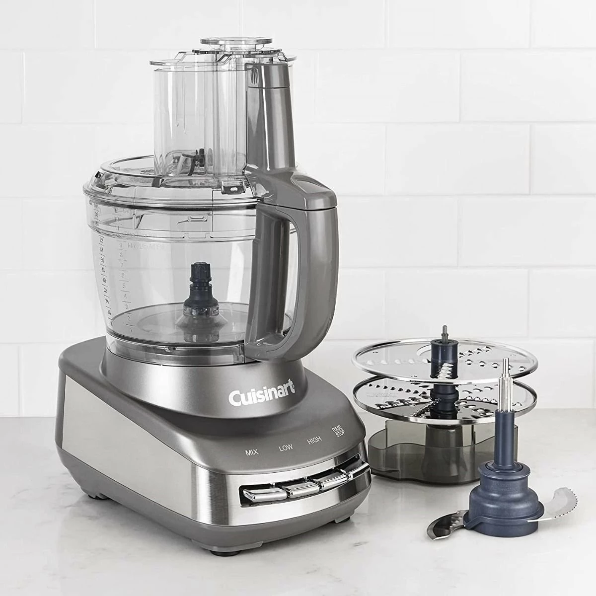 Cuisinart Core Custom 13-Cup Multifunctional Food Processor | Anchor Gray 2 Cuisinart Core Custom 13-Cup Multifunctional Food Processor | Anchor Gray - Image 2