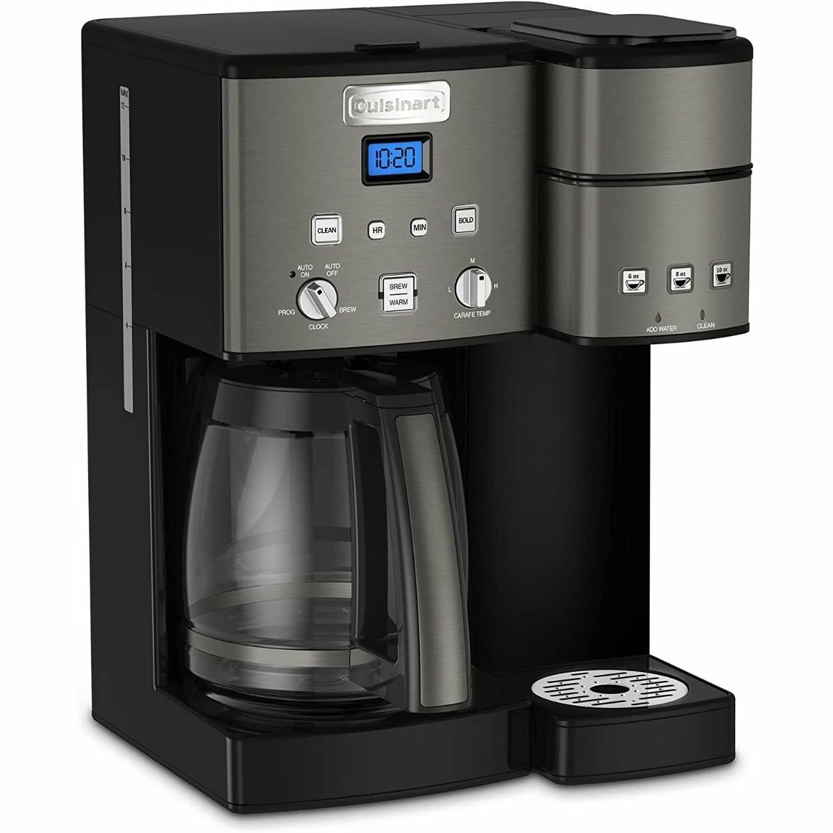 Cuisinart Coffee Center 12-Cup Coffee Maker & Single-Serve Brewer | Black Stainless 2 Cuisinart Coffee Center 12-Cup Coffee Maker & Single-Serve Brewer | Black Stainless - Image 2
