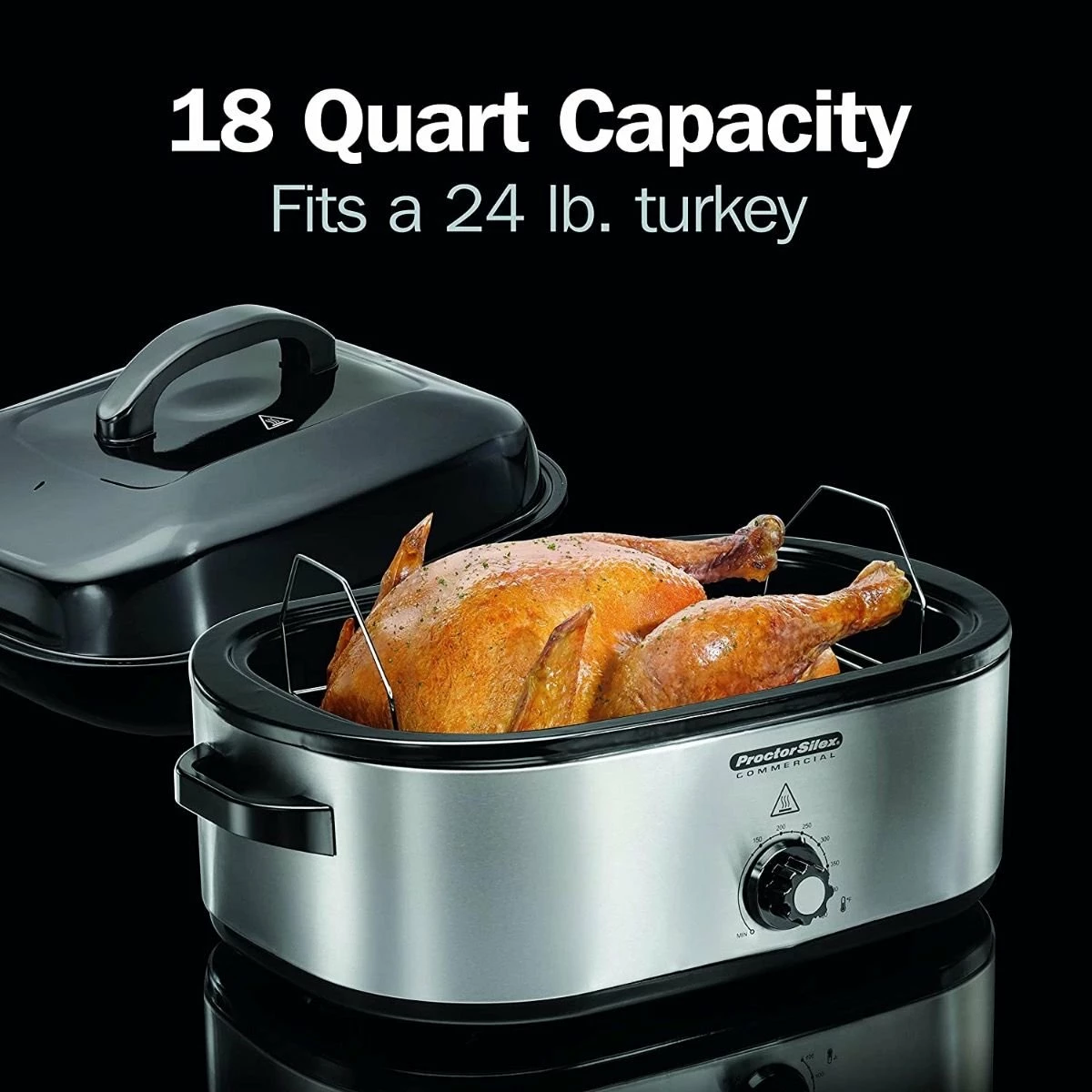 Hamilton Beach Commercial Proctor Silex Commercial 18 Qt. Turkey Roaster Oven/Warmer By Hamilton Beach 4 Hamilton Beach Commercial Proctor Silex Commercial 18 Qt. Turkey Roaster Oven/Warmer By Hamilton Beach - Image 4