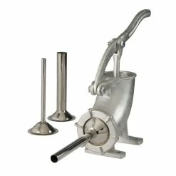 LEM 3 Lb Tinned Sausage Stuffer With Stainless Steel Stuffing Tubes