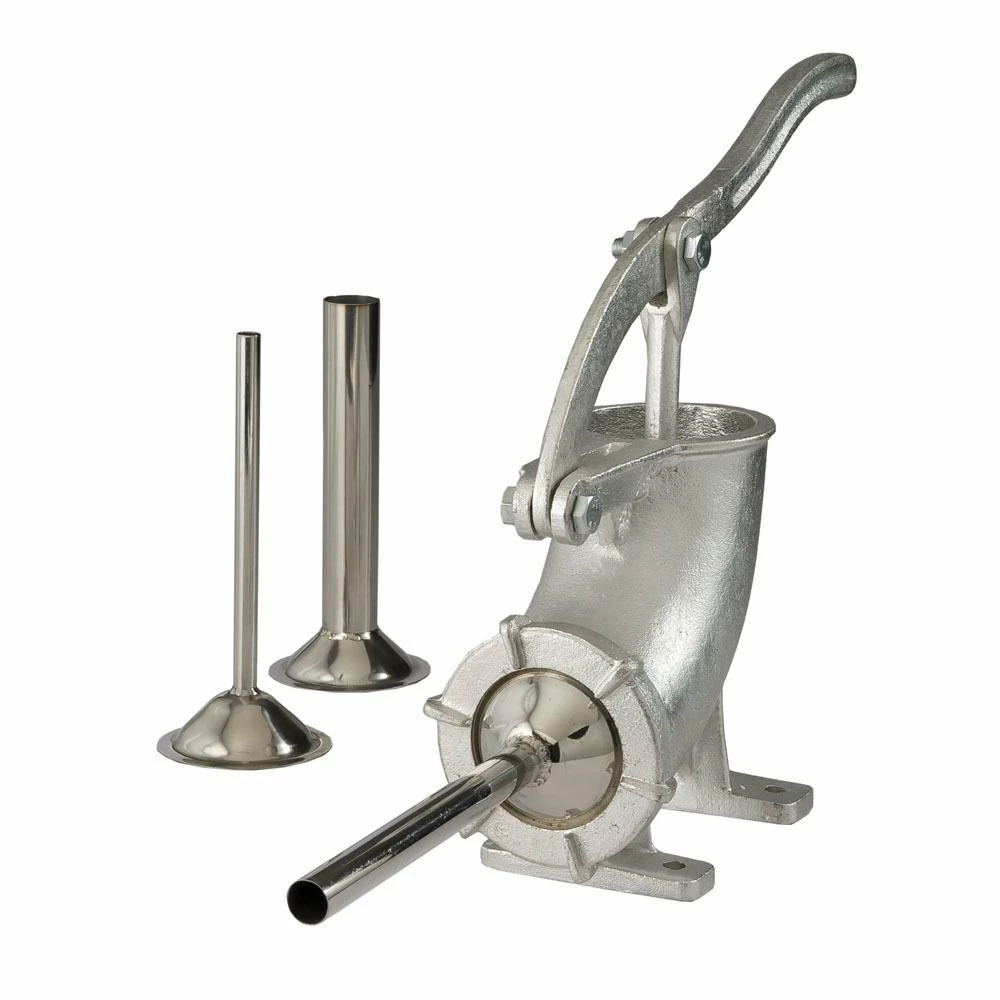 LEM 3 Lb Tinned Sausage Stuffer With Stainless Steel Stuffing Tubes 1 LEM 3 Lb Tinned Sausage Stuffer With Stainless Steel Stuffing Tubes