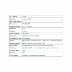 LEM Big Bite Meat Grinder #8 + Ultimate Plate & Knife Set -Coffee Sales 8specs 6