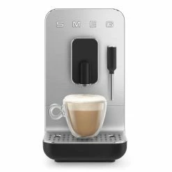 SMEG Fully Automatic Coffee Machine With Steamer | Black 16 SMEG Fully Automatic Coffee Machine With Steamer | Black -Coffee Sales bcc02blmus 9