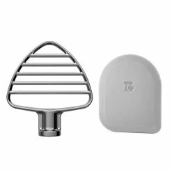 KitchenAid Pastry Beater - Stainless Steel | Fits 5-Quart & 6-Quart KitchenAid Bowl-Lift Stand Mixers -Coffee Sales beater and scraper 1