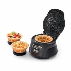 Presto® Belgian Waffle Bowl Maker 8 Presto® Belgian Waffle Bowl Maker -Coffee Sales belgianwafflebowlmakeronwhite3