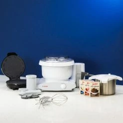 Bosch Universal Plus 6.5-Quart Mixer + Ice Cream Maker & Spiralizer Bundle -Coffee Sales bosch mixer bundle