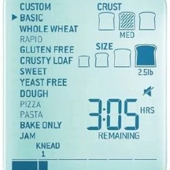 Breville The Custom Loaf Bread Maker | Stainless Steel -Coffee Sales breville the custom loaf smart lcd screen popup