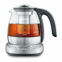 Breville The Smart Tea Infuser Compact Electric Tea Maker | Brushed Stainless Steel -Coffee Sales btm500clr1bus1 3
