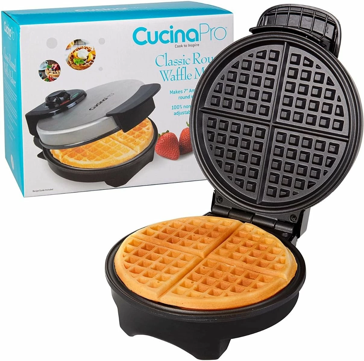 Cucina Pro CucinaPro Classic Round American Waffle Maker 2 Cucina Pro CucinaPro Classic Round American Waffle Maker - Image 2