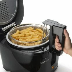 Presto® CoolDaddy® Cool-Touch Deep Fryer With Removable Bucket | 2 Qt. - Black 11 Presto® CoolDaddy® Cool-Touch Deep Fryer With Removable Bucket | 2 Qt. - Black -Coffee Sales cooldaddy5