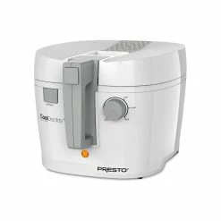 Presto® CoolDaddy® Cool-Touch Deep Fryer With Removable Bucket | 2 Qt. - White