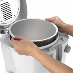 Presto® CoolDaddy® Cool-Touch Deep Fryer With Removable Bucket | 2 Qt. - White -Coffee Sales cooldaddywhite6