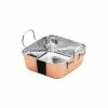 Winco Square Copper Plated Mini Roasting Pan | 5.1875"