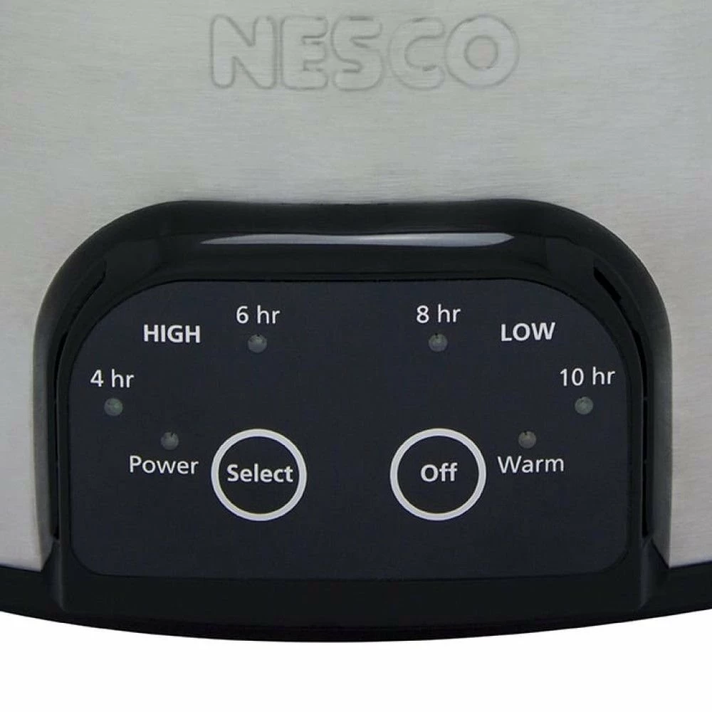 Nesco / American Harvest Nesco 6-Quart Digital Slow Cooker | Stainless Steel 3 Nesco / American Harvest Nesco 6-Quart Digital Slow Cooker | Stainless Steel - Image 3