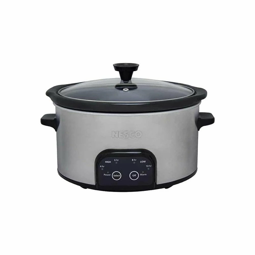 Nesco / American Harvest Nesco 6-Quart Digital Slow Cooker | Stainless Steel 1 Nesco / American Harvest Nesco 6-Quart Digital Slow Cooker | Stainless Steel