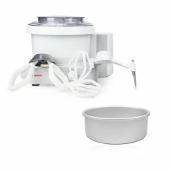 Bosch Universal Plus 6.5 Qt. Mixer + Baker's Pack + Fat Daddio's 9" X 3" Round Cake Pan