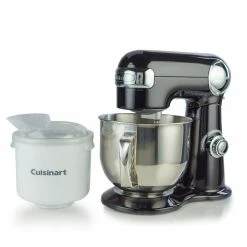 Cuisinart Precision 5.5-Quart Stand Mixer + Ice Cream Maker Attachment | Onyx Black
