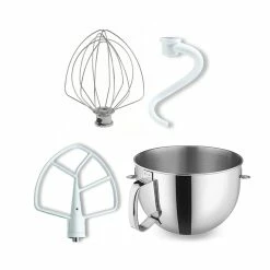 KitchenAid 6-Quart Stainless Steel Bowl + Accessory Pack | Fits 6-Quart KitchenAid Bowl-Lift Stand Mixers