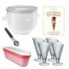 KitchenAid Ice Cream Maker Attachment (Fits On Any KitchenAid Mixer) + Ice Cream Maker Starter Pack